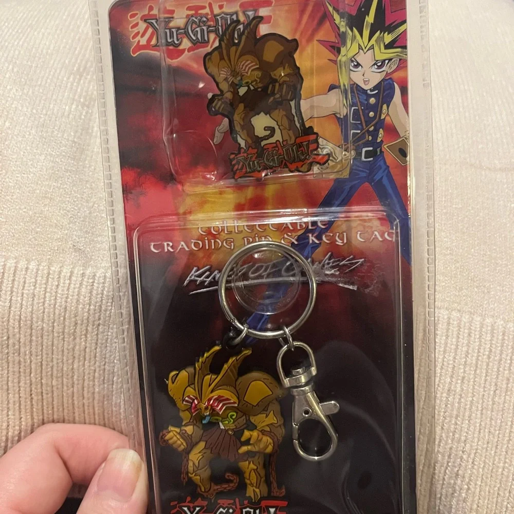 Yu-Gi-Oh! Keychain with Clip‎ - Black and Red